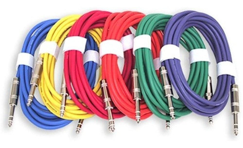 Cables De Parche De Audio Gls De 12 Pies - Cables De Color D 0