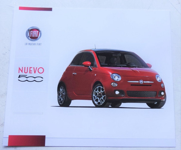 Folleto Publicitario De Fiat 500 2011 No Manual Insignia 0