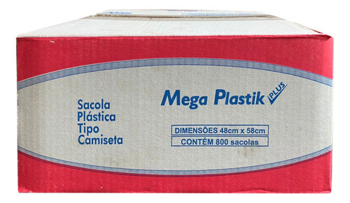 Sacola Branca Virgem Plus Extra Forte 38x48 X0,028 0