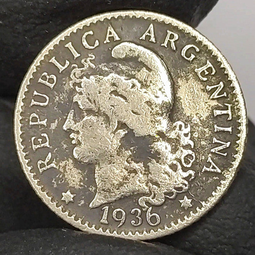 Argentina 5 Centavos 1936 Antigua Moneda De Colección 0