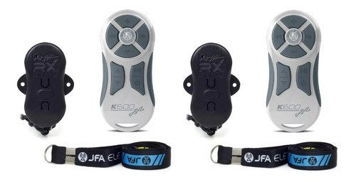 2 Controle Longa Distancia Jfa K600 Cores Branco Tc Cinza 0