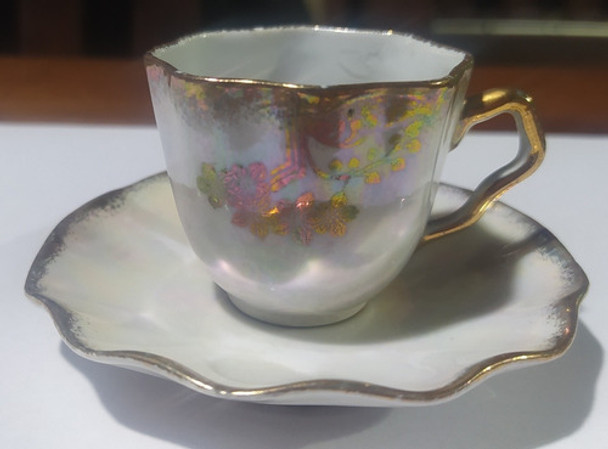 Juego De Café Miniatura Iridiscente 0