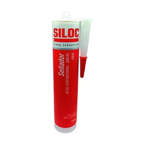 Sellador Siloc Rojo Forma Juntas Alta Temp. Cartucho 280g 0