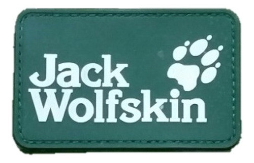 Insígnia Patch Emborrachado Pvc Jack Wolfskin Verde Selva 0