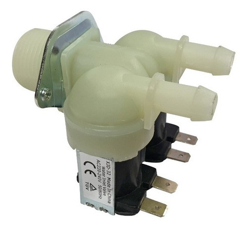 Electrovalvula Lavarropas 2 Vias 180º 0