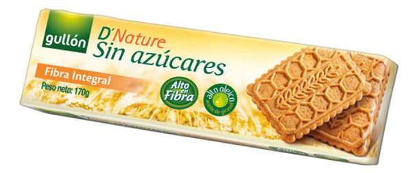 Galletas Fibra Integral S/azúcar Gullón 170 Grs. 0