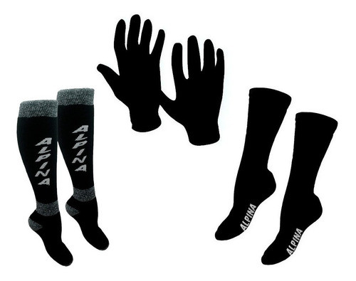 Kit Guantes 1ra Piel + Medias 1ra Piel Tubo + Medias Abrigo 0