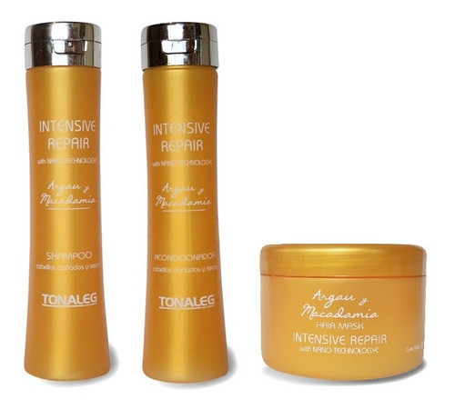 Kit Reconstructor (shampoo, Acond Y Máscara) Tonaleg Argan 0