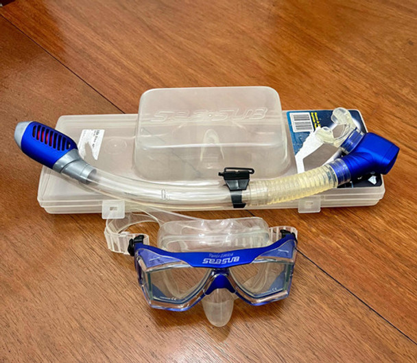 Kit Mergulho Diamante Máscara + Snorkel -  Seasub 0