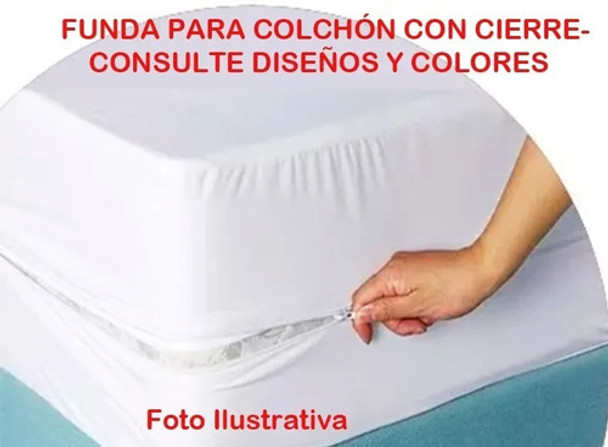 Funda Para Colchón Con Cierre 1 Plaza 80x185 Cosmo´s Hogar 0