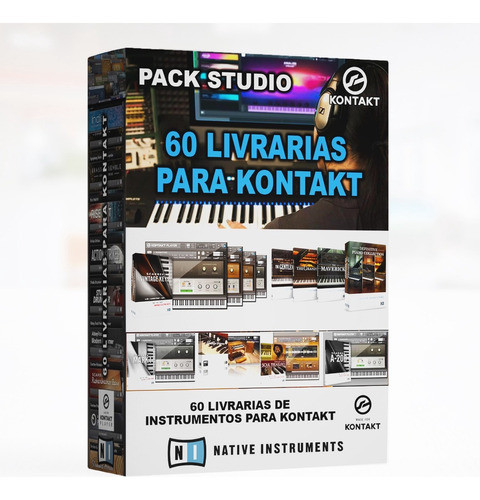 Pack Studio - 60 Livrarias Para Kontakt Promoção + Brinde 0