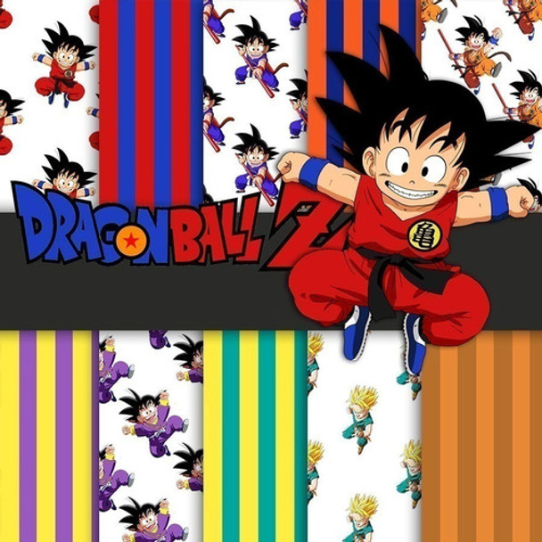 Kit Imprimible Fondos Pack Clipart - Dragon Ball 0