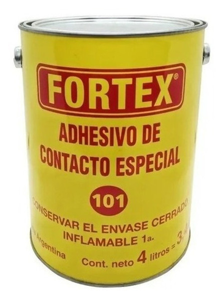 Cemento De Contacto Fortex 4 Litros 0