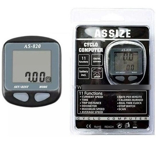 Computadora Velocimetro Assize Bicicleta 11 Funciones 820/80 0