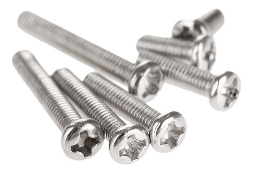 Tornillos Electronica Philips M3 X 8 Pack X 100 Con Tuercas 0