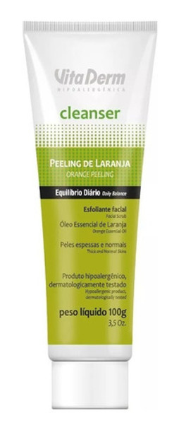 Esfoliante Facial Peeling De Laranja Vita Derm 100g 0