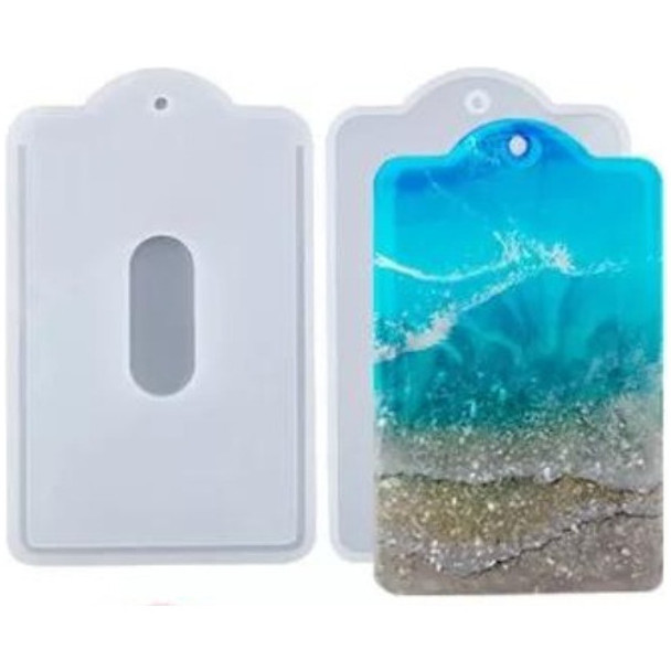 Molde De Silicona Porta Sube/tarjeta Especial Para Resina. 0