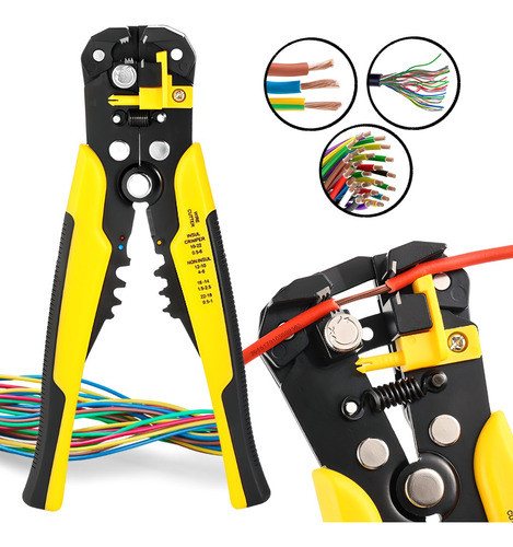 Alicate Crimpar Terminal Automotivo Eletrica Telefonia Fios 0