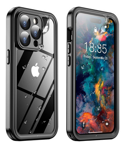 Funda Para iPhone 14pro Temdan Sumergible Protector Pantalla 0