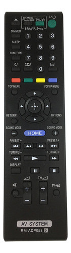 Controle Remoto Rm-adp058 Para Home Theater Blu-ray Remote C 0