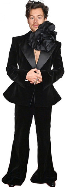 Gigantografia De Harry Styles Rosa Negra Grammy 2023 0