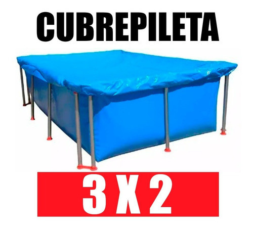 Cobertor Cubre Piletas Rectangular 3 X 2 Reforzado 0