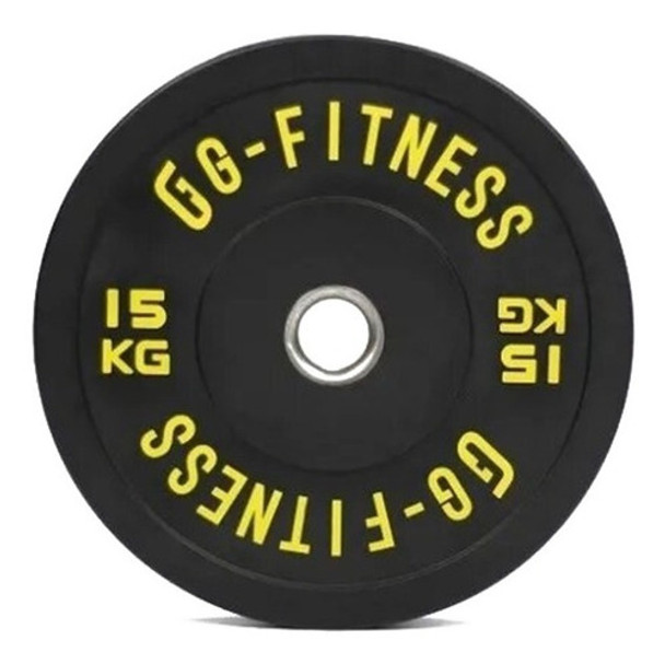 Discos Olimpicos Goma Bumper 15kg 0