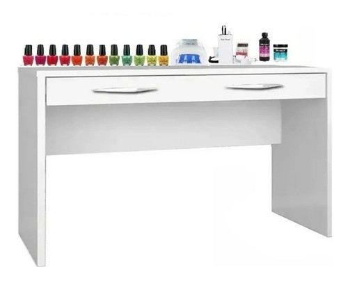 Mesa Manicuria  Mdf - Mdp Con Cajón 0,90 X 0,77 Calidad 0