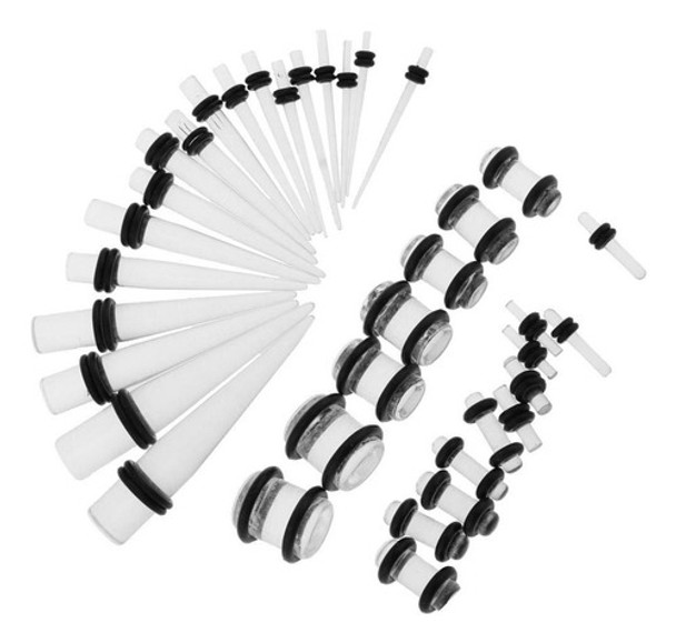 Expansores De Maca Transparente 14g-00g 0