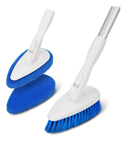 Qaestfy Cepillo De Limpieza Para Bañera Y Azulejos 0