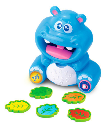 Hipopotamo Bilingüe Little Learner Alimenta Y Cuenta Hojas 0