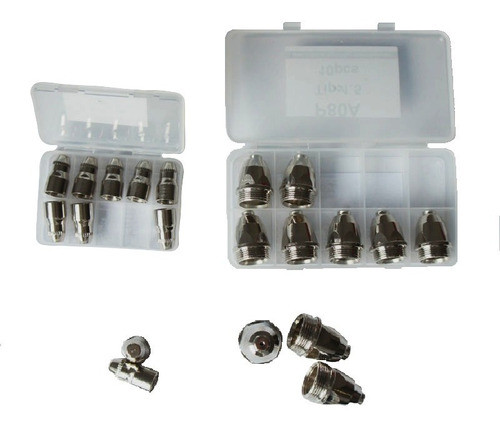 10 Juego Consumible Torcha Plasma P80 Pt80 Tobera De 1,3 Mm 0