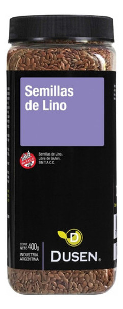 Semillas De Lino Dusen Sin Tacc Y Kosher X 400 Grs. 0 Semillas De Lino Dusen Sin Tacc Y Kosher X 400 Grs. 0
