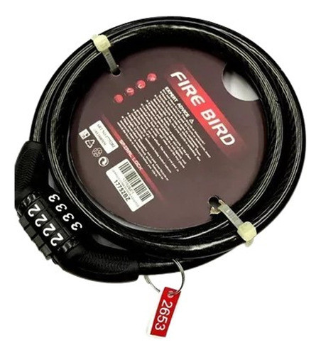 Linga Candado De Seguridad Moto Bicicleta Codigo Resistente 0
