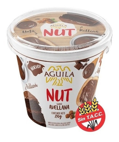 Pasta Untable Relleno Aguila Avellana 290g 0