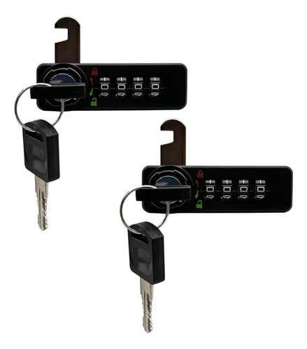 Puyueo 2 Sets Mechanical Code Lock Digital Combination Cabin 0