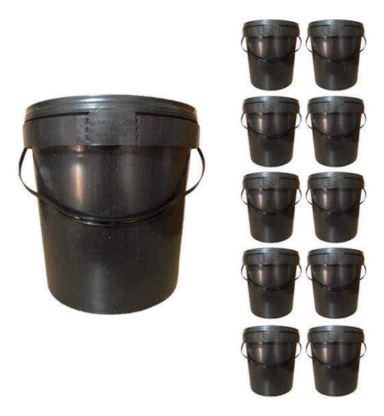 Balde 3l Para Óleo Lubrificante Automoveis - 10 Pçs 0