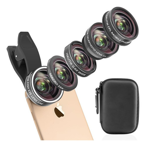 Kit De Lentes De Cámara Vorida Angular Macro Ojo De Pez 0