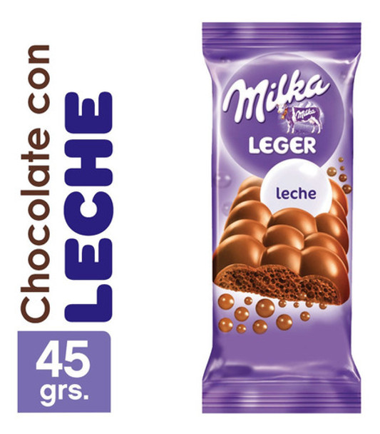 Pack X 6 Unid. Chocolate  Legleche 45 Gr Milka Chocolates 0