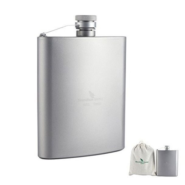 Ibasingo 200ml Titanium Pocket Flagon Deportes Al Aire Libre 0