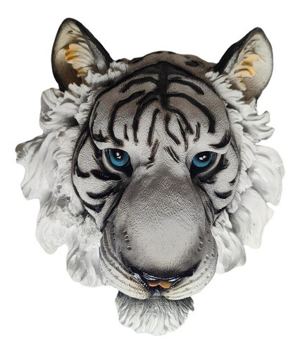 Estátua De Cabeça De Tigre 3d Montada Na Parede Estatueta 0