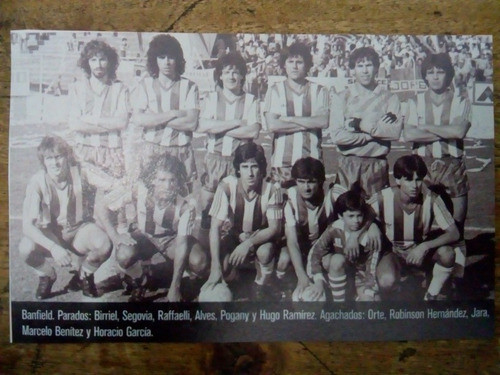 Recorte Banfield Primera B 1986 0