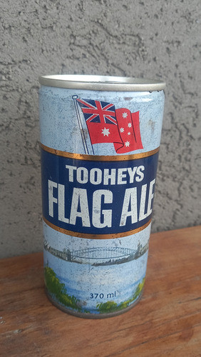 Antigua Lata Vacia Cerveza Tooheys Flag Ale Australia Chapa 0