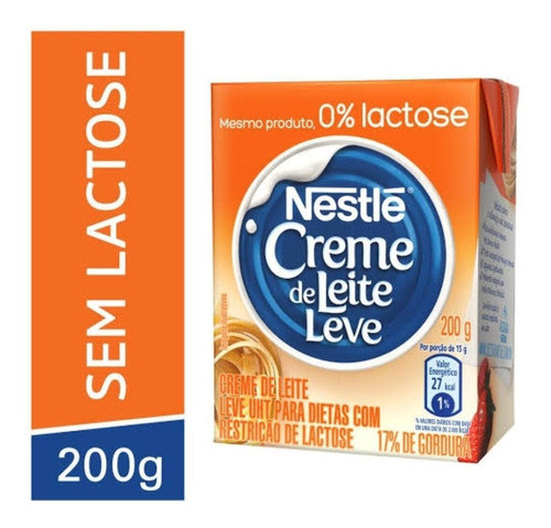 Creme De Leite Nestlé Zero Lactose 200gr - Kit Com 3 0