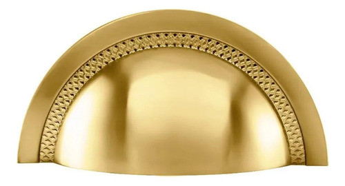 Kit C/ 6 Unidades Shell Gold 64mm Concha Zen Design 0