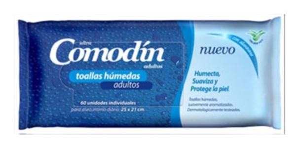 Toallas Humedas Adulto Comodin 60 Unidades 0