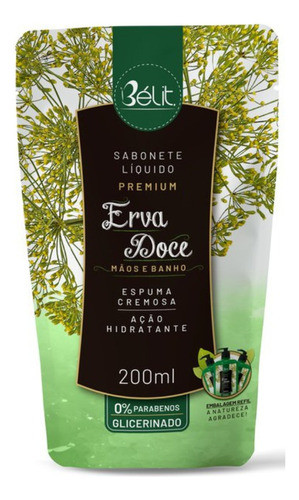 Sabonete Líquido Bélit Erva Doce 200ml 0