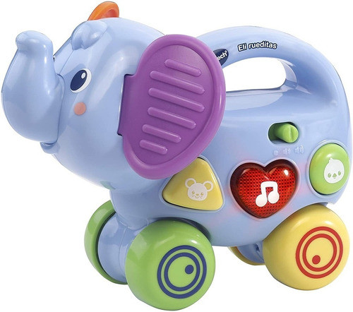Eli Rueditas Vtech  Elefante Interactivo Con Luz Y Sonido 0