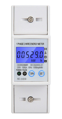 Medidor De Energia Com Display Digital Dds529mr Monofásico E 0