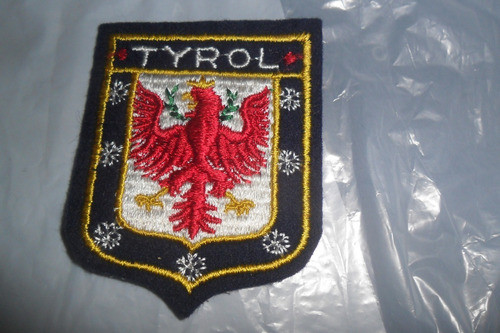 Escudo Tyrol Aguila Roja  Insignia Parche Bordado 0